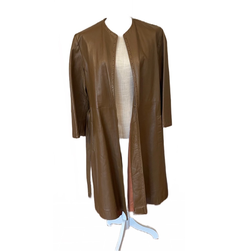 Golet Original Leather Coat Womens Vintage Coat